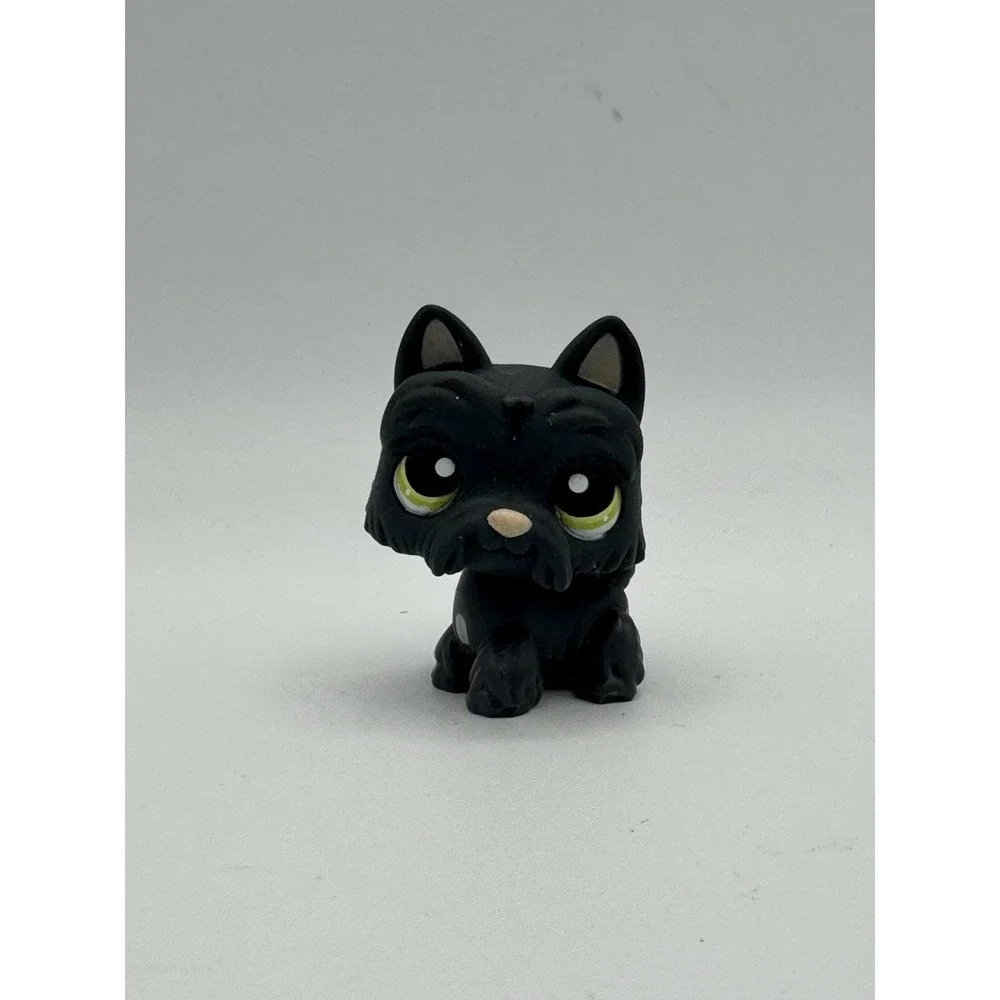 Littlest Pet Shop #1156 Scottish Terrier Green Eyes Scottie Authentic Hasboro